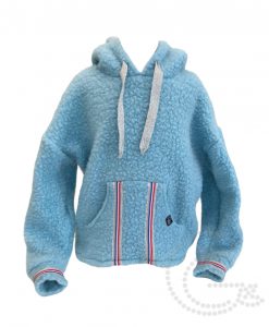 Hoodie de Pêlo Azul 011
