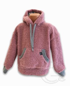 Hoodie de Pêlo Rosa 003