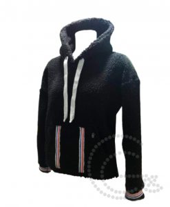 Hoodie de Pêlo Preto 007