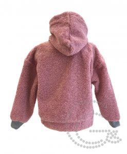 Alternative view of Hoodie de Pêlo Rosa 003