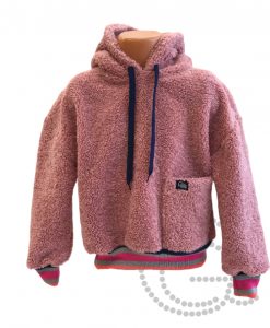 Hoodie de Pêlo Rosa 002