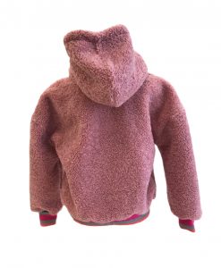 Alternative view of Hoodie de Pêlo Rosa 002